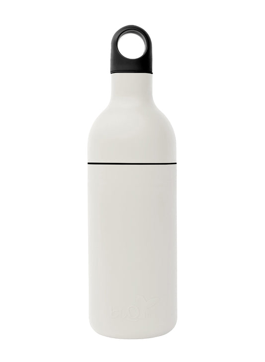 Buoy Water Bottle - Black Top, White Middle & Bottom