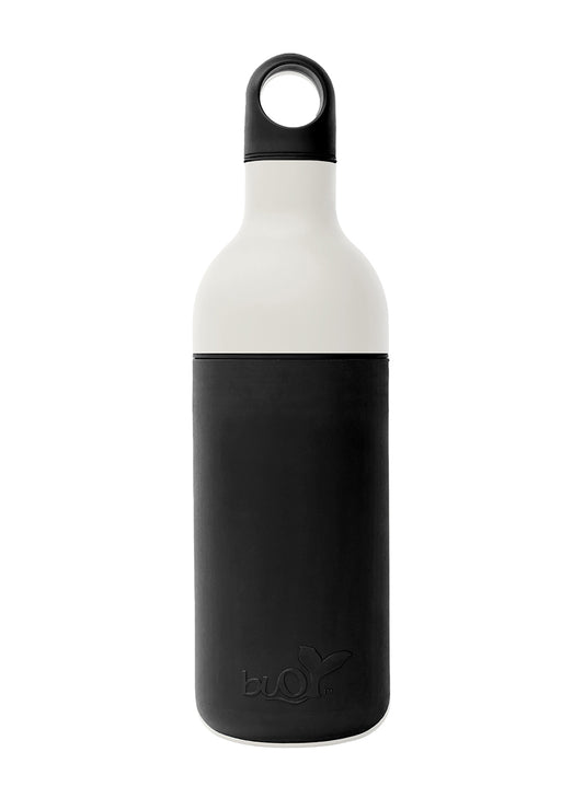 Buoy Water Bottle - Black, White & Black