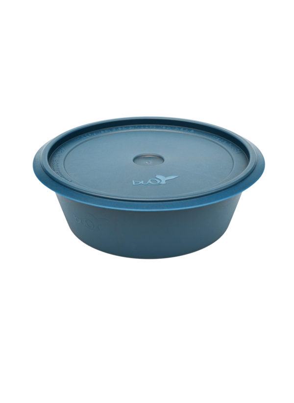 uoy reusable food container – 32oz / 0.95L Lid no ventilation blue